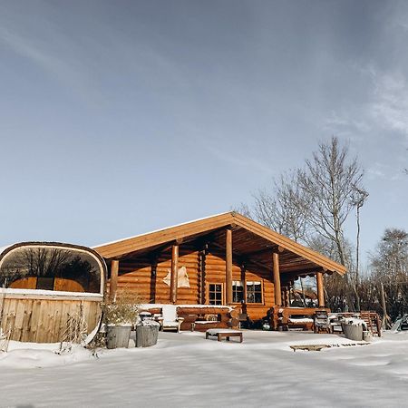 Fjordhygge - Authentic Wood Log Cabin Summerhouse Near Water, Fjord And Forest Jægerspris エクステリア 写真