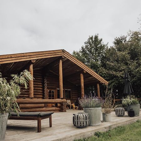 Fjordhygge - Authentic Wood Log Cabin Summerhouse Near Water, Fjord And Forest Jægerspris エクステリア 写真