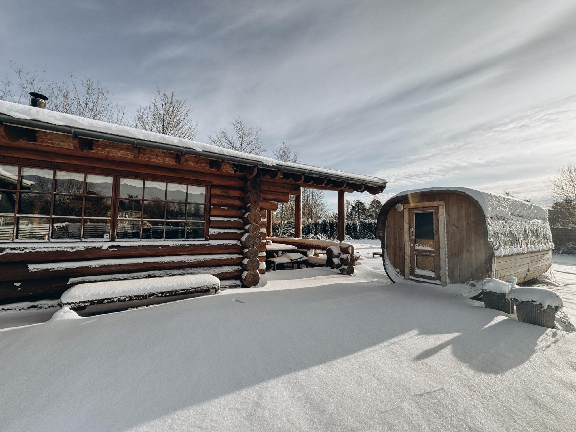 Fjordhygge - Authentic Wood Log Cabin Summerhouse Near Water, Fjord And Forest Jægerspris エクステリア 写真