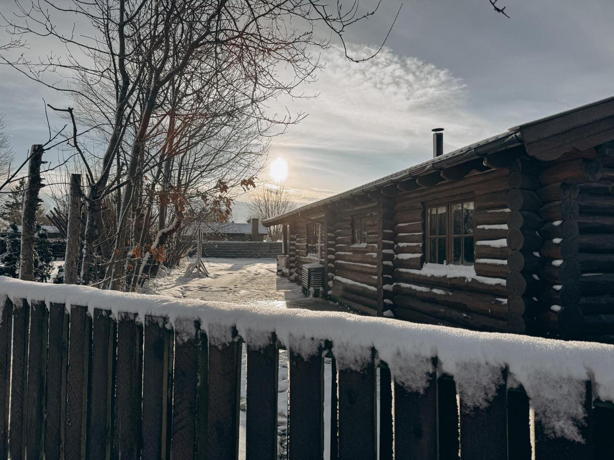 Fjordhygge - Authentic Wood Log Cabin Summerhouse Near Water, Fjord And Forest Jægerspris エクステリア 写真