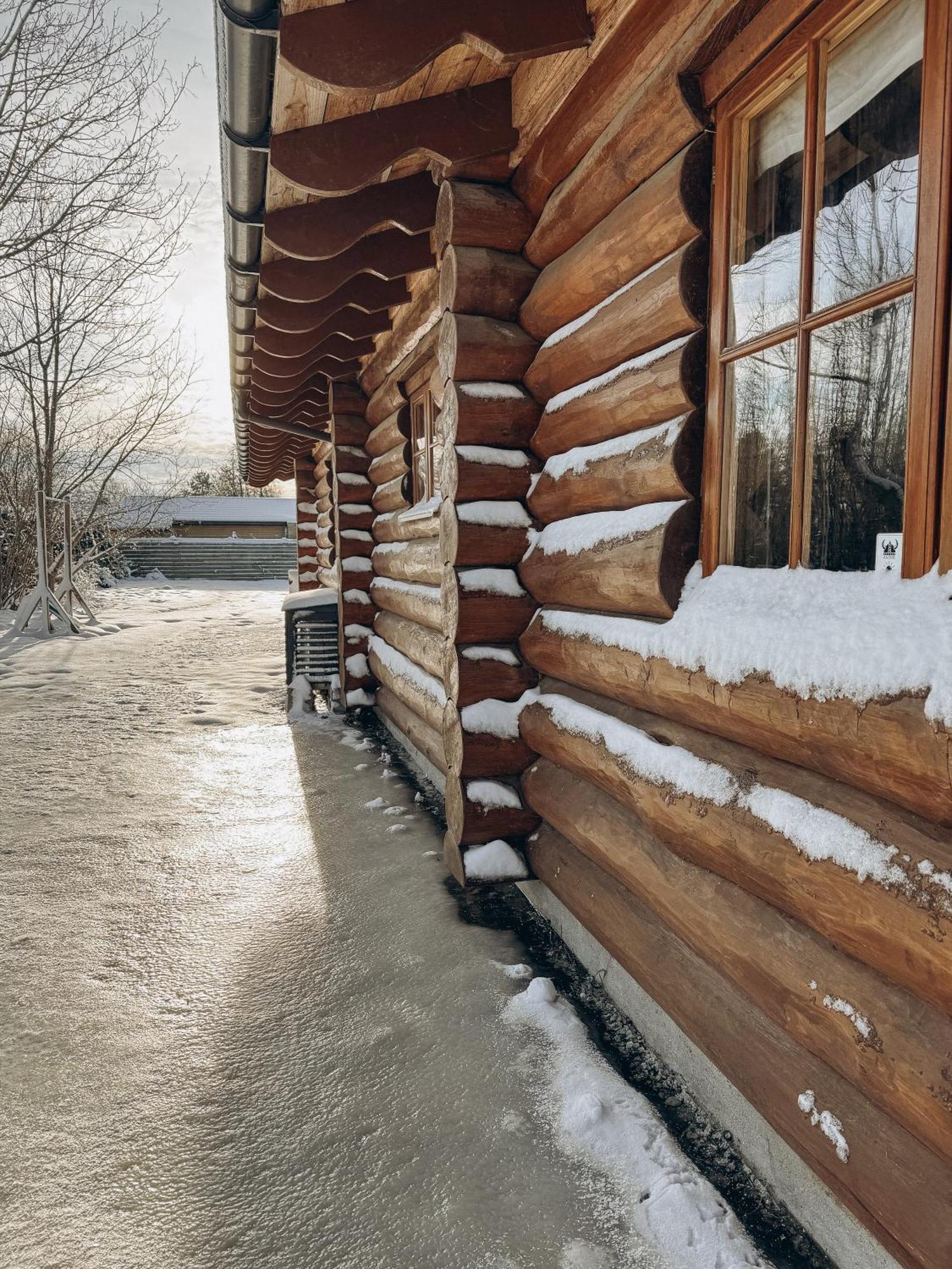 Fjordhygge - Authentic Wood Log Cabin Summerhouse Near Water, Fjord And Forest Jægerspris エクステリア 写真