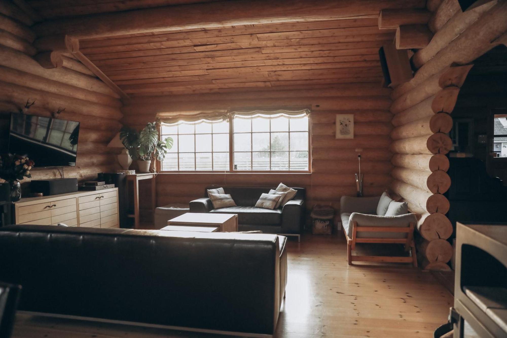 Fjordhygge - Authentic Wood Log Cabin Summerhouse Near Water, Fjord And Forest Jægerspris エクステリア 写真