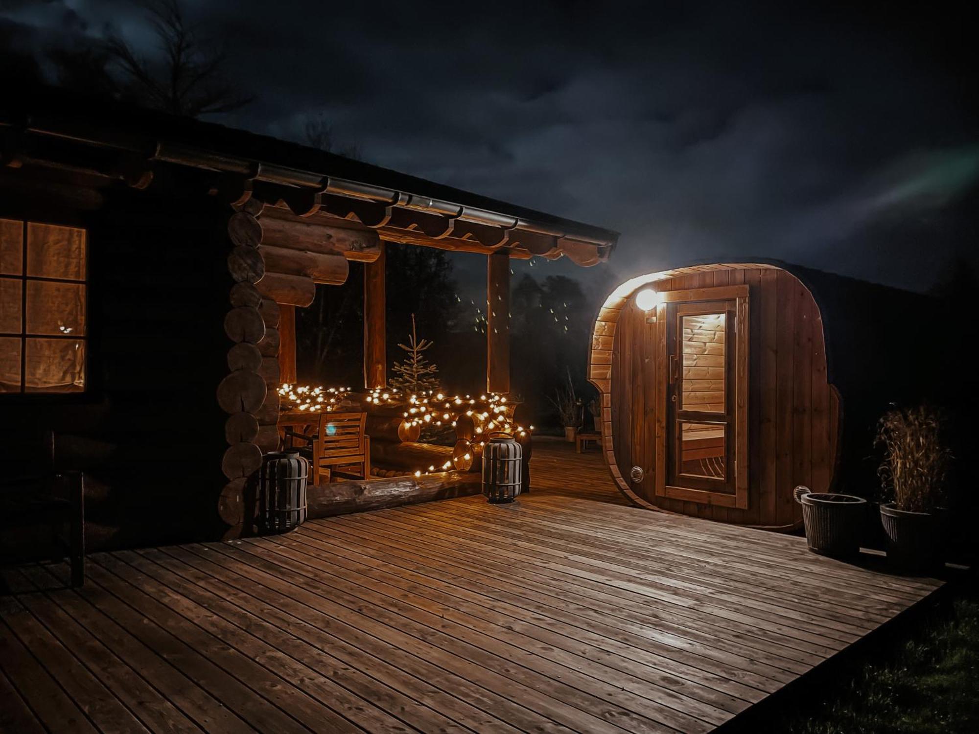 Fjordhygge - Authentic Wood Log Cabin Summerhouse Near Water, Fjord And Forest Jægerspris エクステリア 写真
