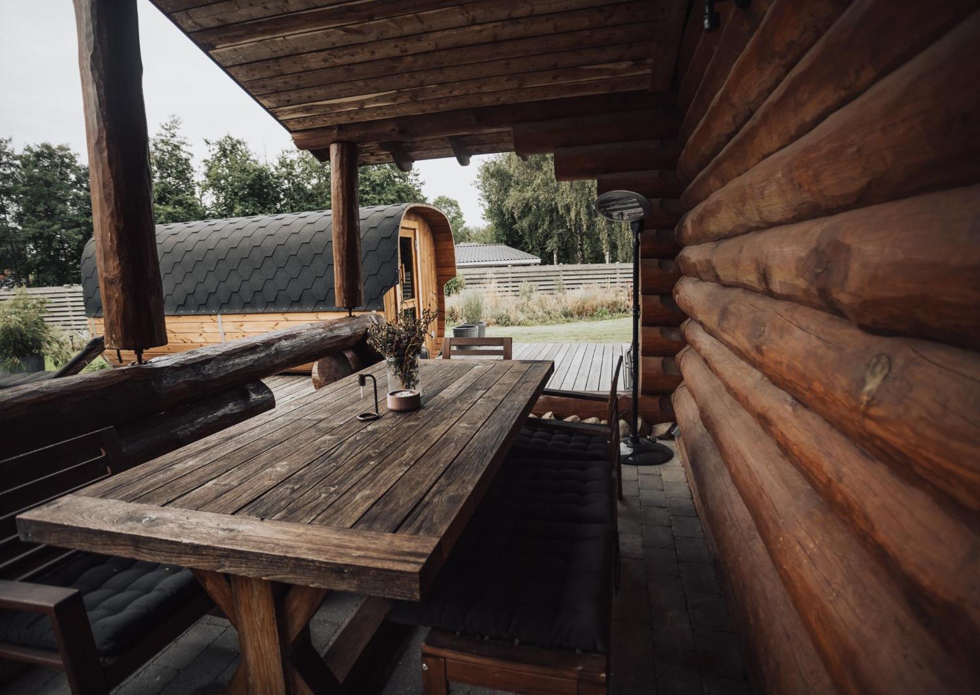 Fjordhygge - Authentic Wood Log Cabin Summerhouse Near Water, Fjord And Forest Jægerspris エクステリア 写真