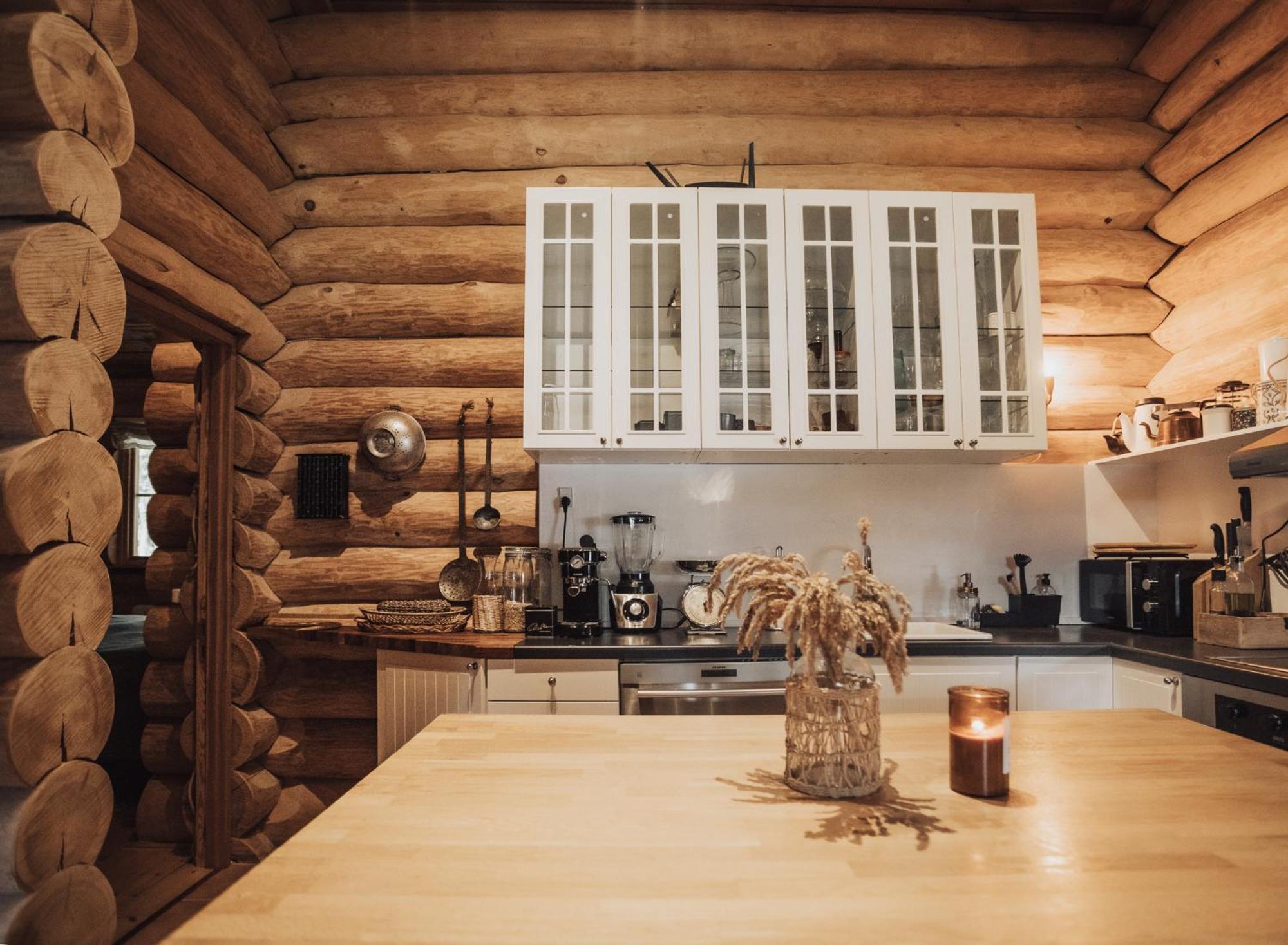 Fjordhygge - Authentic Wood Log Cabin Summerhouse Near Water, Fjord And Forest Jægerspris エクステリア 写真